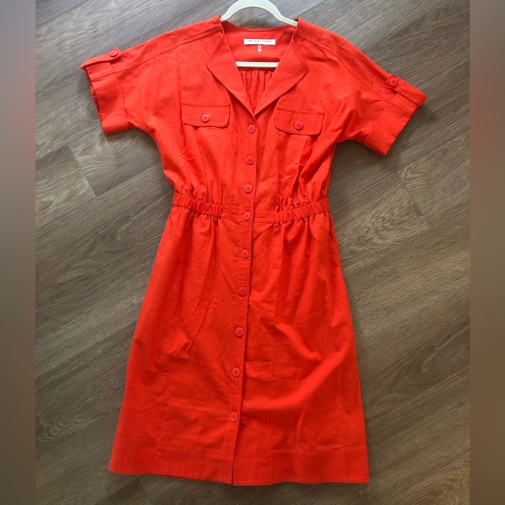Trina Turk Orange Dress